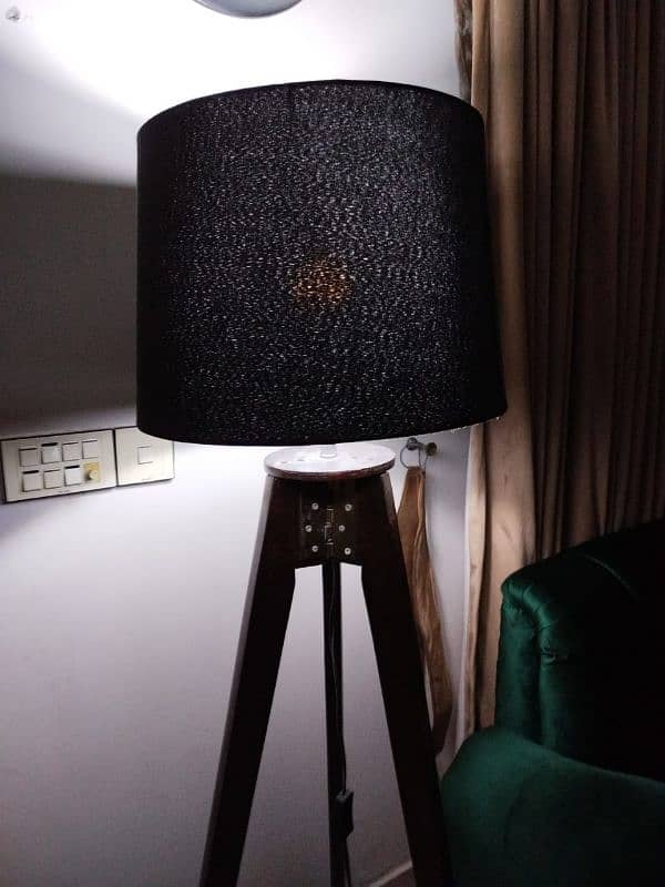 Black Tripod Floor Lamp – Perfect for Modern Spaces! 1