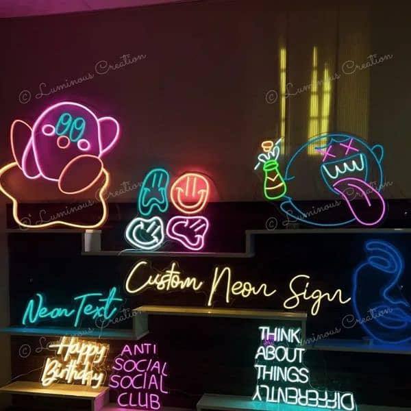 Custom LED Neon Sign For Wall, Home Decore Neon Light Signs Board 3