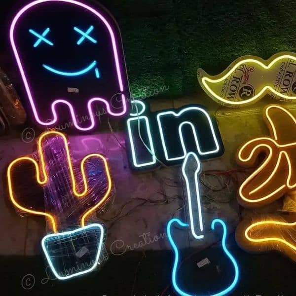 Custom LED Neon Sign For Wall, Home Decore Neon Light Signs Board 5