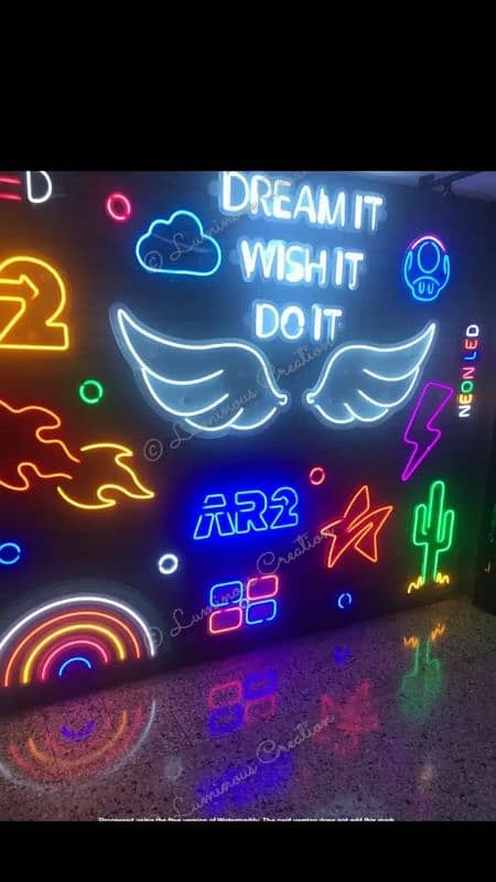 Custom LED Neon Sign For Wall, Home Decore Neon Light Signs Board 11