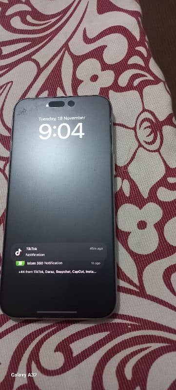 I Phone 15 Pro Max 256 GB white 1