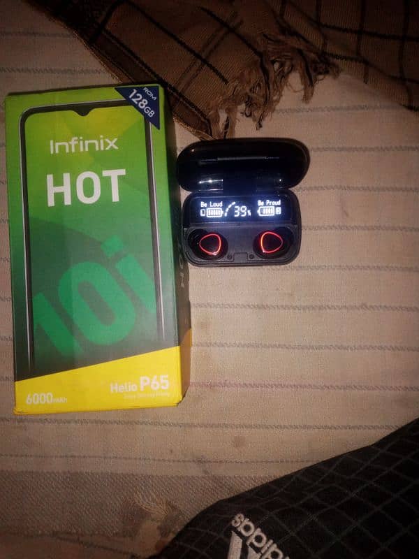 Infinix hot 10i 4GB 128GB 6000Mah battery with box 8