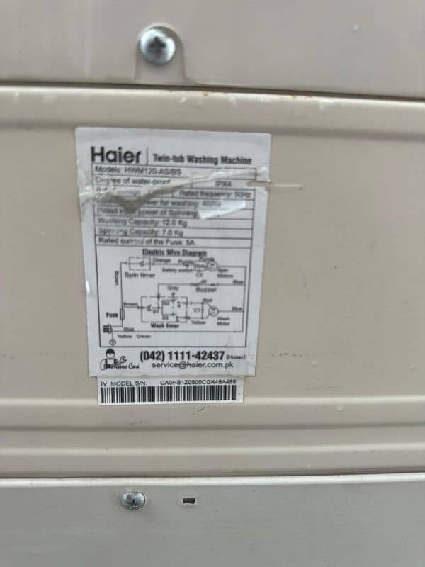 haired washing machine + spinner in good condition 3