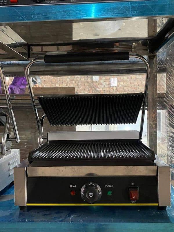 Double  basket fryar Hot plate Slush grill Fast Food Setup Deliverybag 19