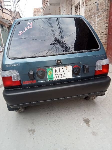 Suzuki Mehran VX 2007 home use car original condition 12