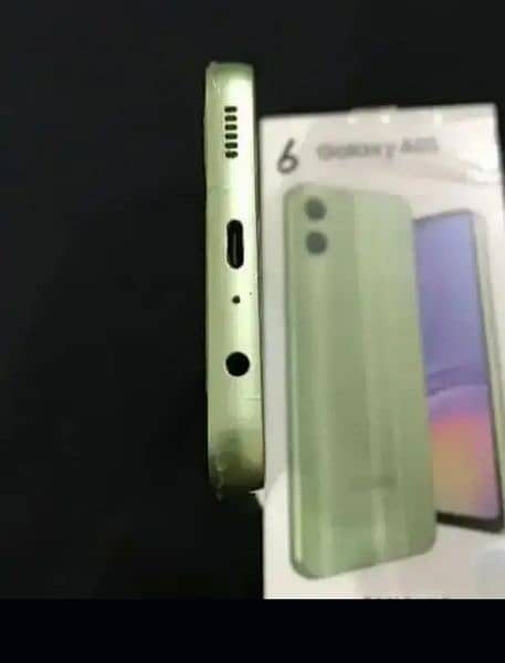 Galaxy A05 4/64 box new condition light green 1