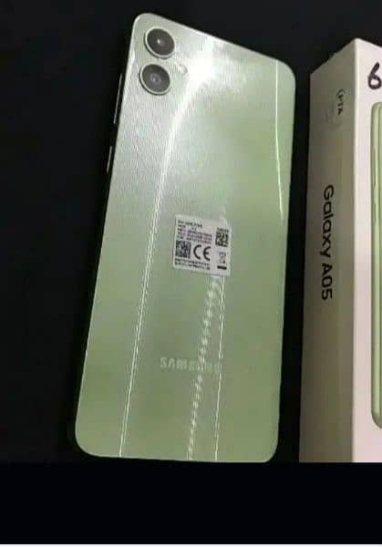 Galaxy A05 4/64 box new condition light green 4