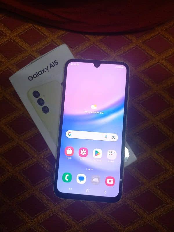 assalamualaikum am selling mobile Samsung Galaxy a15 256 gb 3