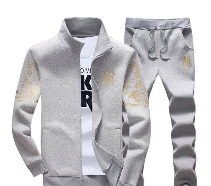 Men's Fleece Printed Track Suit 3