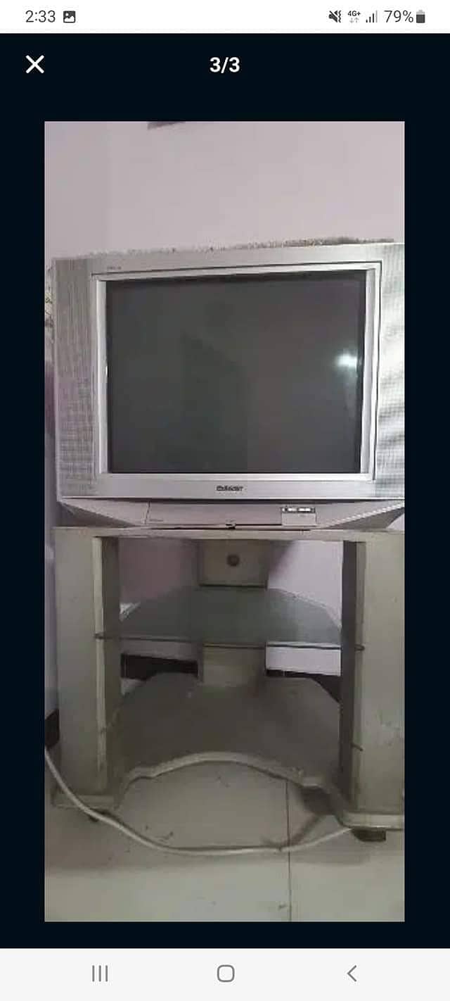 Sony TV with Trolley, good condition 0