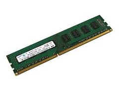 DDR3 type ram available in 1GB, 2GB, 4GB and 8GB