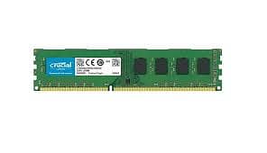 DDR3 type ram available in 1GB, 2GB, 4GB and 8GB 2