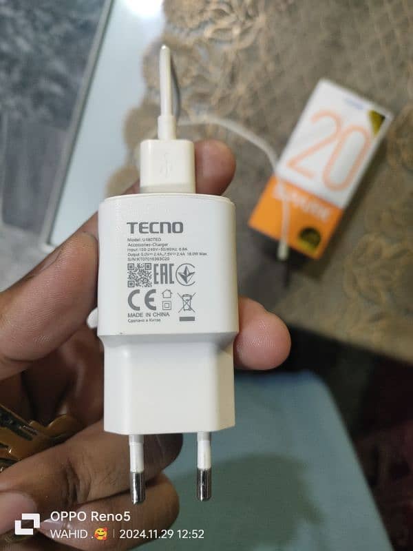 Tecno 20 (8+256gb) condition 10by10 box complete 12