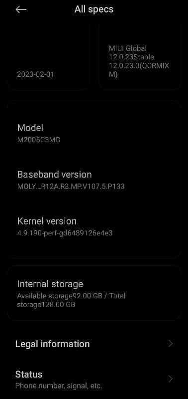 Redmi 9C 4/128 5000mAH battery 11