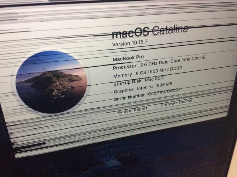 Apple Macbook Pro 2014-15 Broken screen - Working condition 2