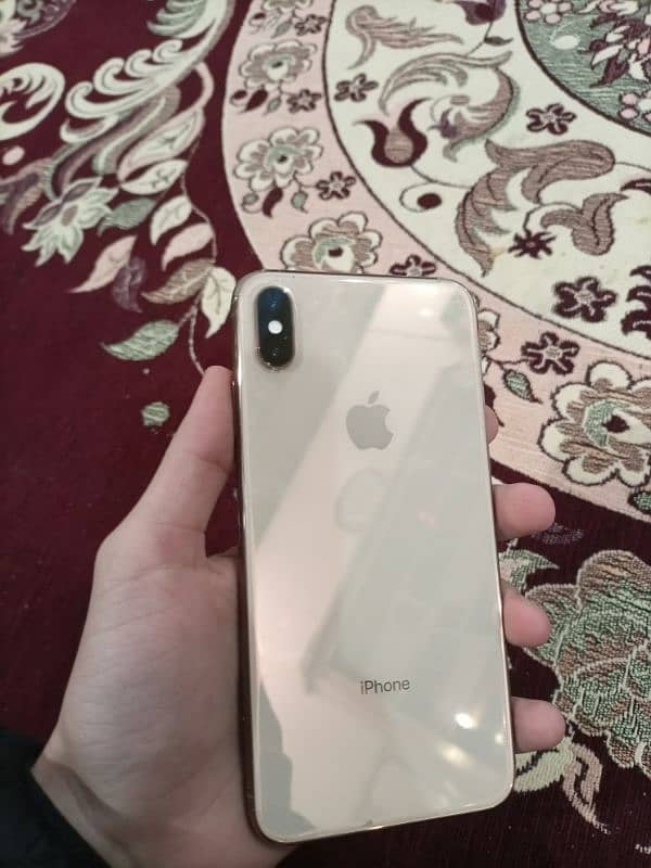 iphone xs max 256 gb non ptA 1 month sim working 86% health 0