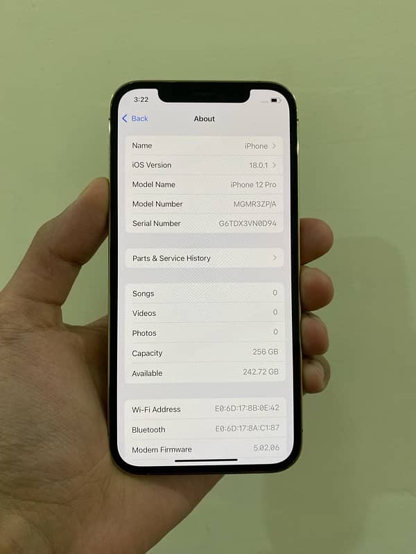 iPhone 12 Pro 256Gb PTA Approved with Box 4