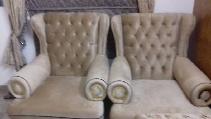 2 seater high back king sofa slightly used for sale 2