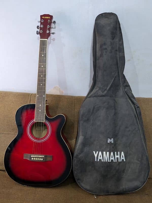 brand new acoustic guitar only few days use 2