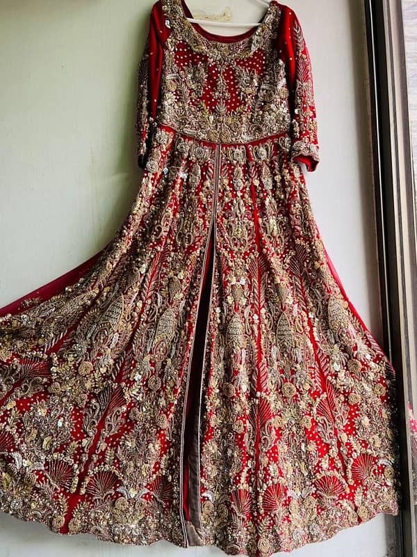 Heavily embellished barat dress 5