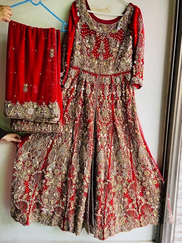 Heavily embellished barat dress 6