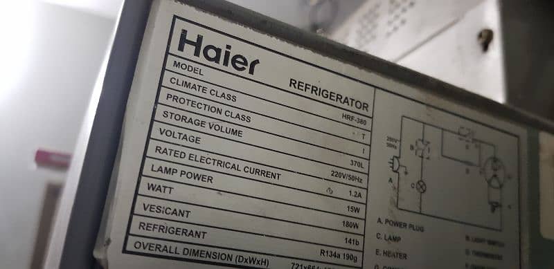 Haier Hrf 380 5