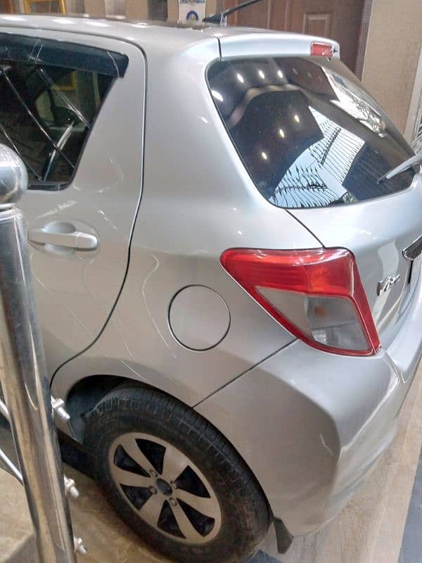 Toyota Vitz Silver Colour 2011 Model - 2015 Registered 4