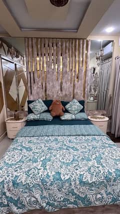 Latest Fancy Design Bed Queen Size