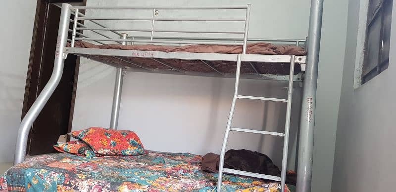 King bed (Double) steel made 1