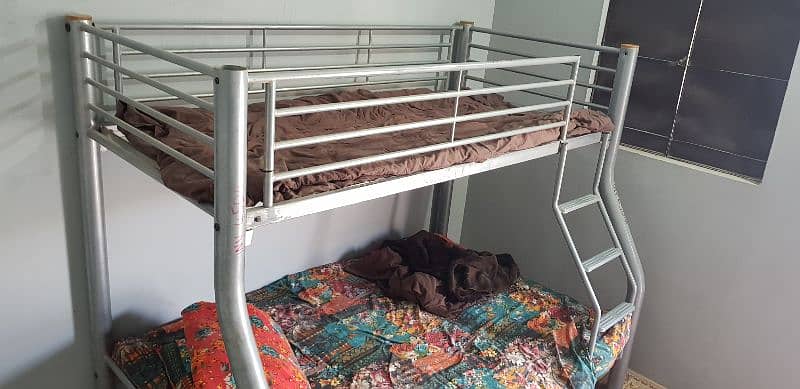 King bed (Double) steel made 2