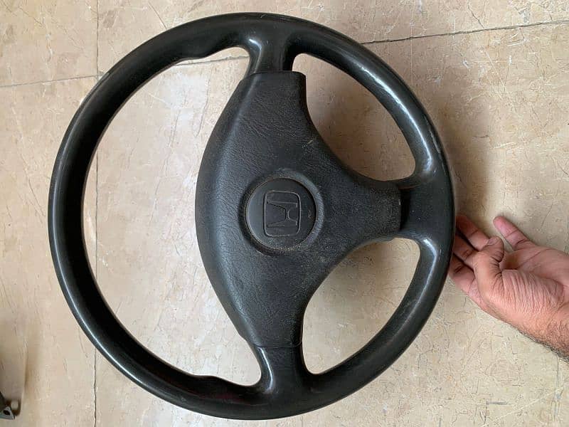 Honda Civic 1996-2000 Genuine 3 spoke Steering wheel 0