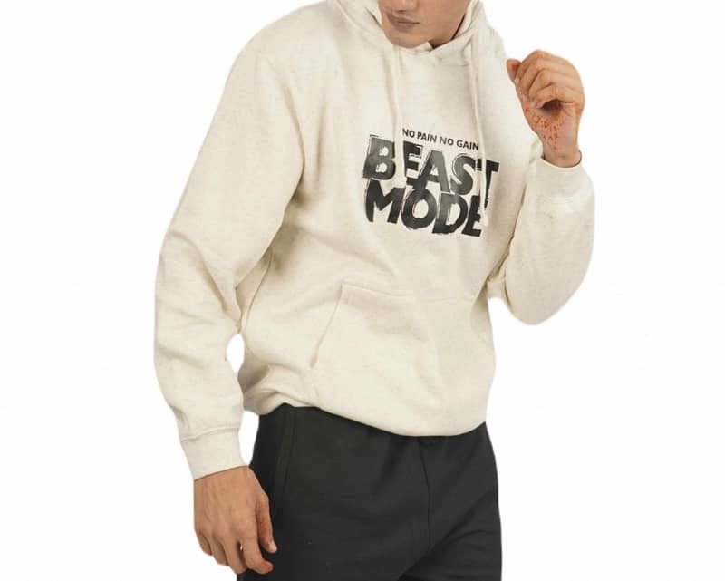 Printed Pull Over Hoodies For Men - Beast Mode 0