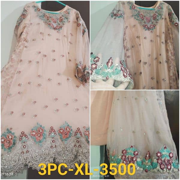 3PC Stitched Wedding Dresses XL/M/S in Reasonable Price 1