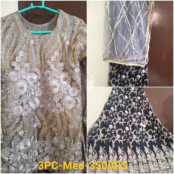 3PC Stitched Wedding Dresses XL/M/S in Reasonable Price 3