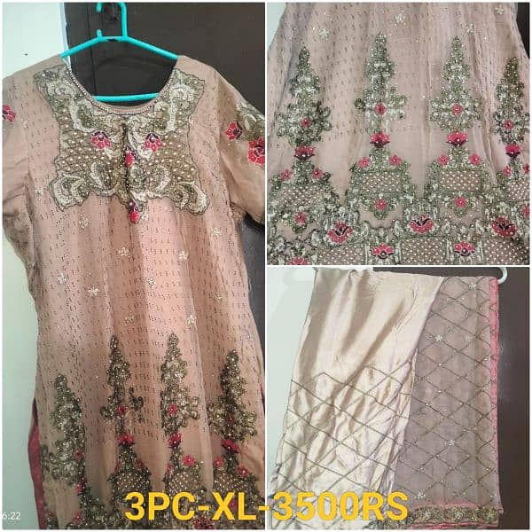 3PC Stitched Wedding Dresses XL/M/S in Reasonable Price 4