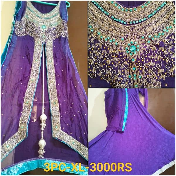 3PC Stitched Wedding Dresses XL/M/S in Reasonable Price 5