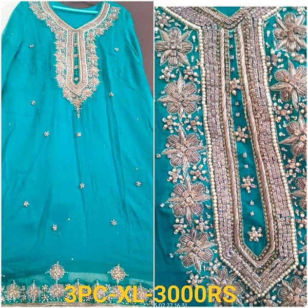 3PC Stitched Wedding Dresses XL/M/S in Reasonable Price 6