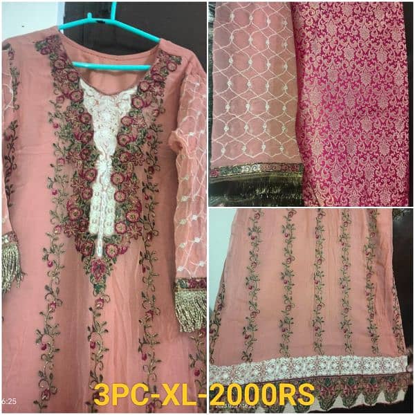 3PC Stitched Wedding Dresses XL/M/S in Reasonable Price 7