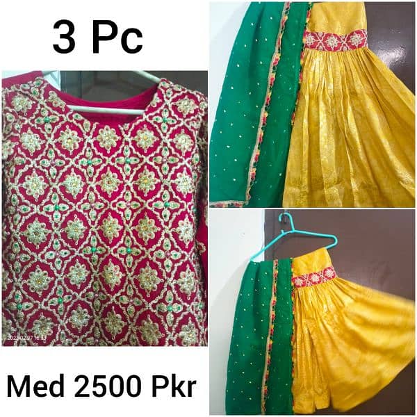 3PC Stitched Wedding Dresses XL/M/S in Reasonable Price 9