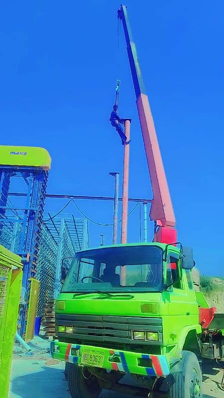 7 tone boom truck crane 0