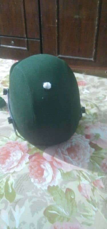 hard ball bat . helmet. pads with cover. 2