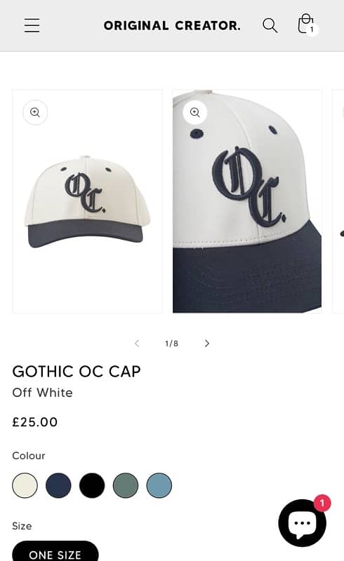 Uk Original Creator Brand New Caps Available in Two Colour 1