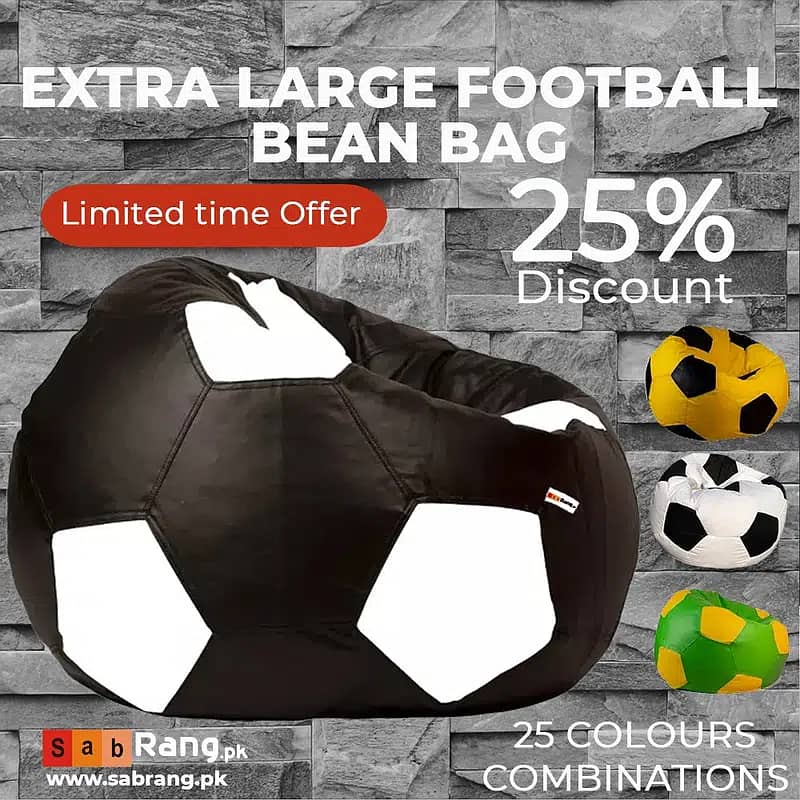 bean bag / puffy bean bag / leather bean bag sofa cum bed / Bean bags 5