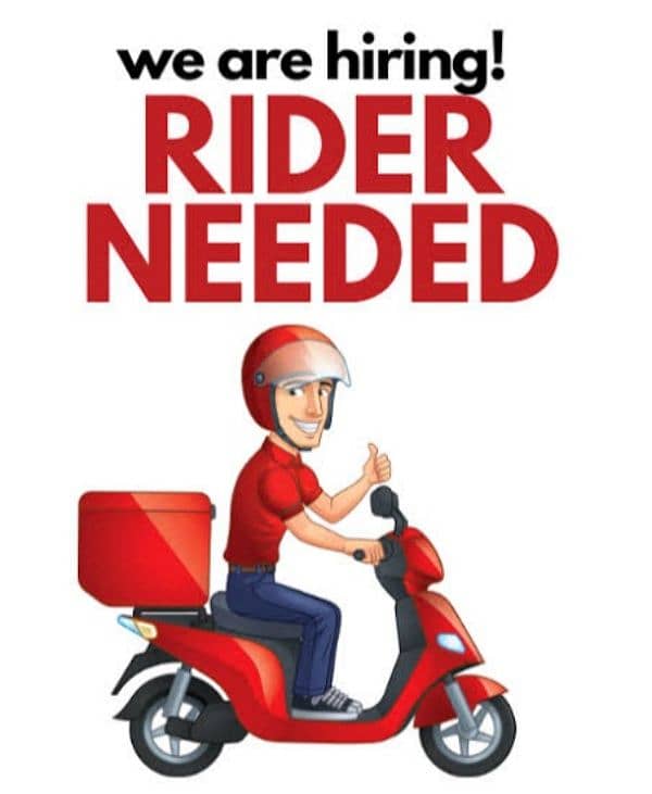 need riders 0