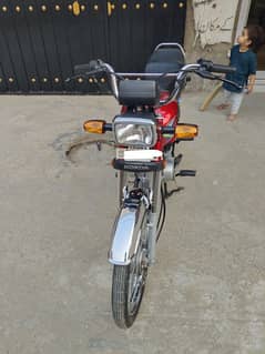 Honda CD 70 2024 7 month Punjab Registered 4000 km driven Brand New