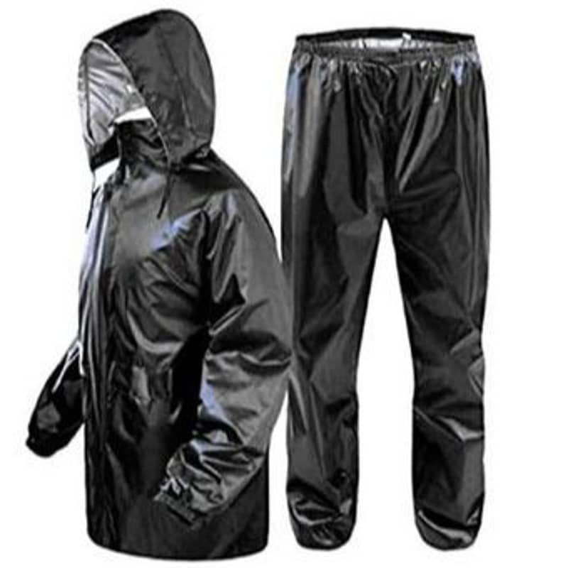 Lite Waterproof Rain Suit, Raincoat Shirt, Trouser & PVC Green, unisex 4