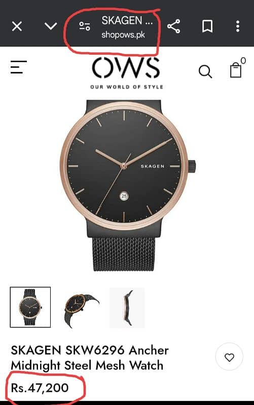 Skagen Ancher Watch Quartz Model-SKW6296 8