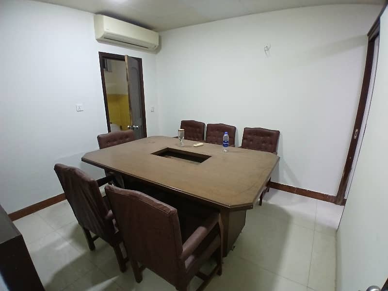 650 SQUARE FEET FURNISHED OFFICE WITH WASHROOM FOR RENT IN JAUHAR 0