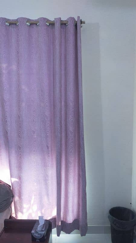 pink curtain 0