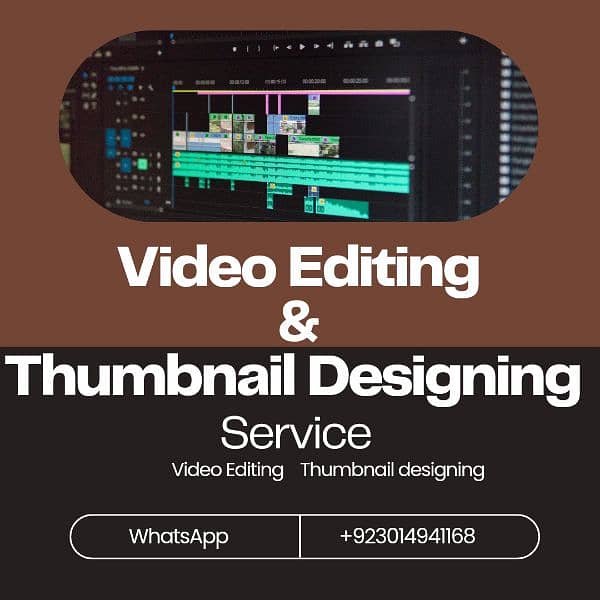 Professional Video Editing & Thumbnail Designing Services 0